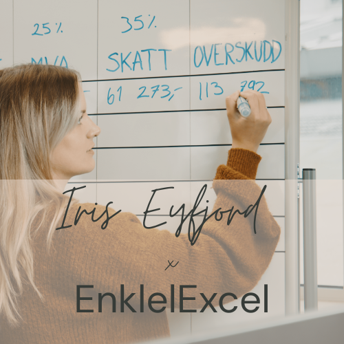 EnkelExcel og Iris Eyfjord – samarbeid om økonomiverktøy