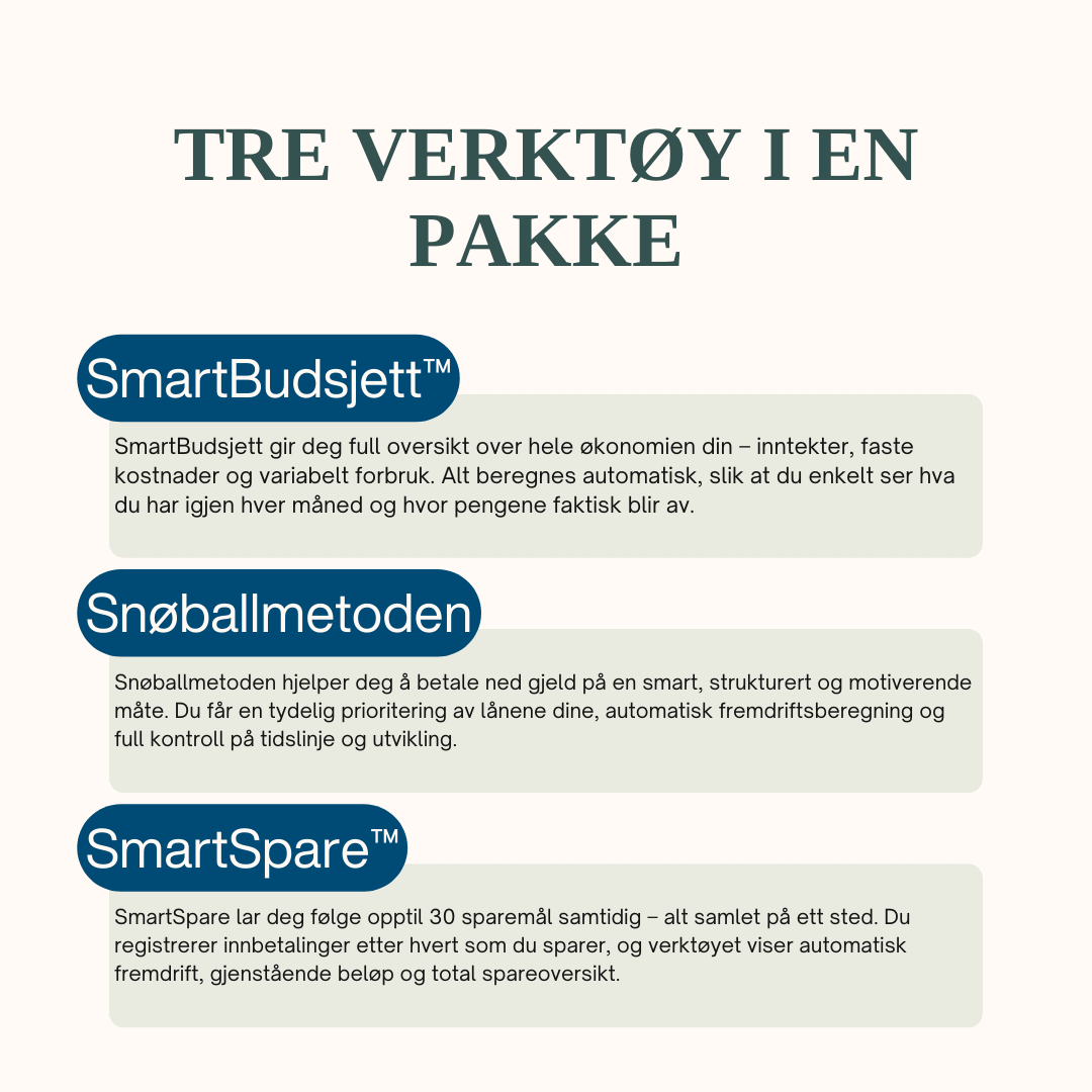 Smart Startpakke™ | Excel