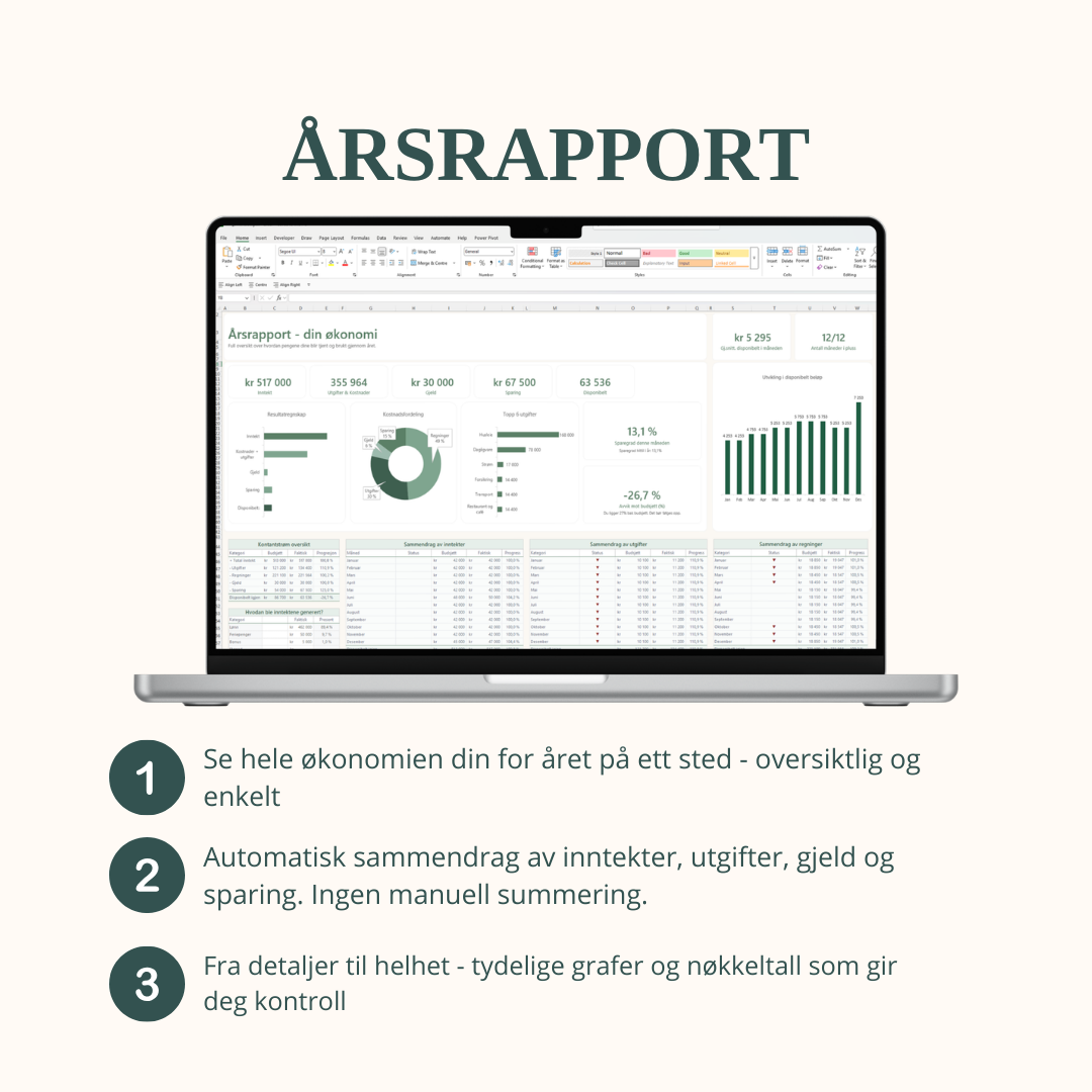 SmartBudsjett™ Excel