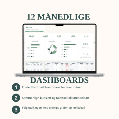SmartBudsjett™ Excel